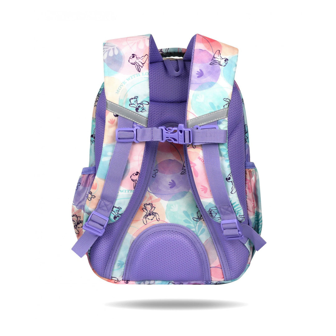 Set escolar Stitch Coolpack, mochila Jerry de dos compartimentos (15"), estuche Jumper 3 y bolsa deportiva para zapatillas