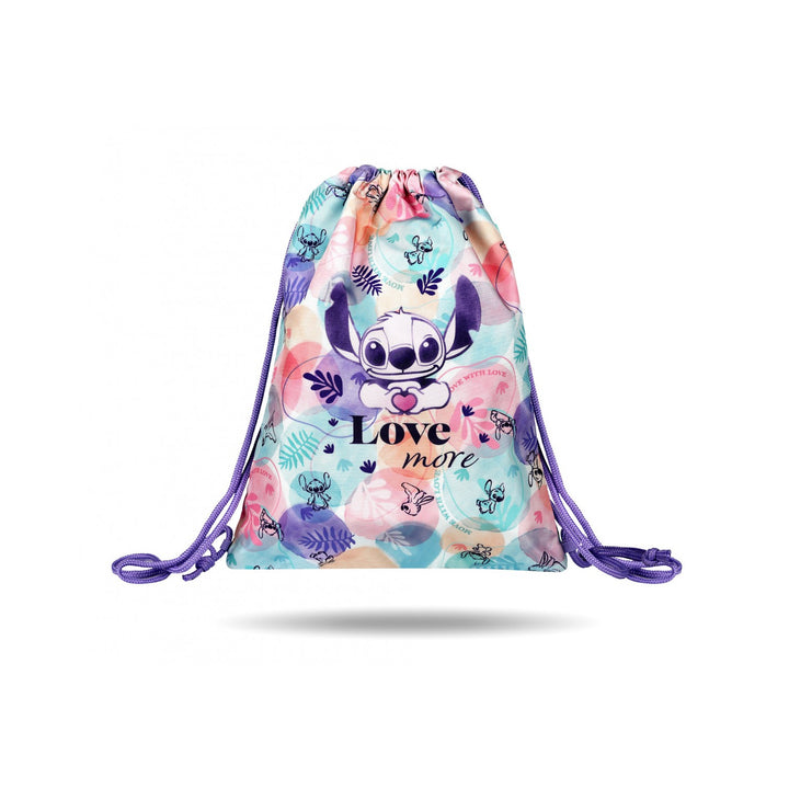 Set escolar Stitch Coolpack, mochila Jerry de dos compartimentos (15"), estuche Jumper 3 y bolsa deportiva para zapatillas