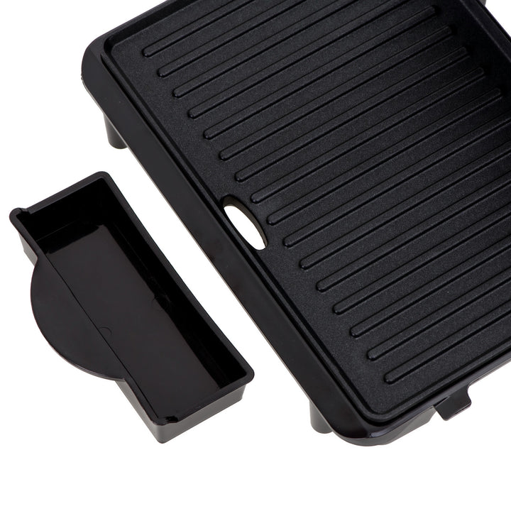 Parrilla eléctrica Camry, placas antiadherentes, potencia máxima de 2100 W, CR 3044