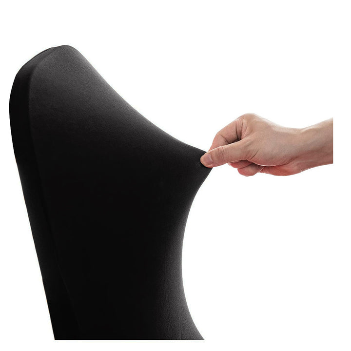 Funda para silla de catering negra GreenBlue, 88 x 50 x 45 cm, spandex, GB373, 4 unidades