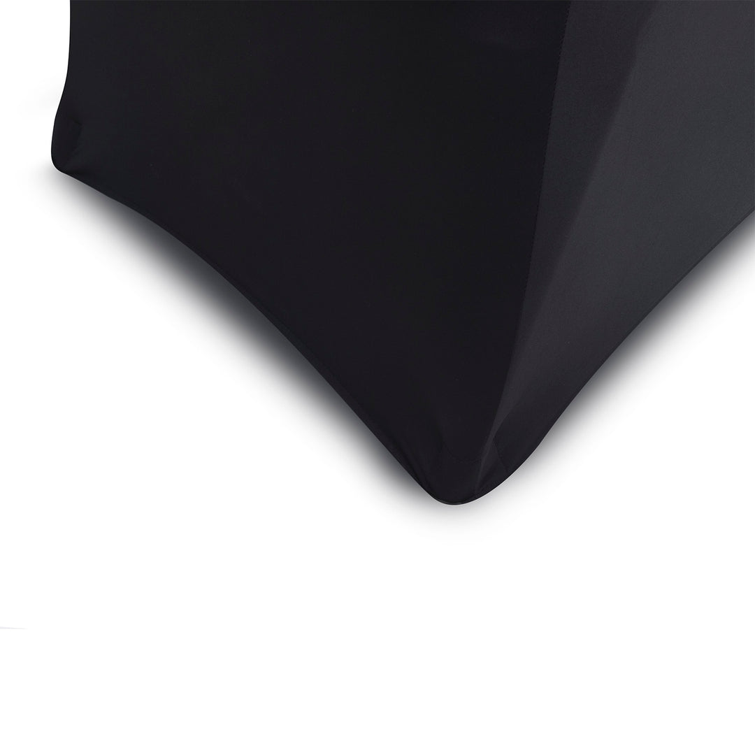 Funda para silla de catering negra GreenBlue, 88 x 50 x 45 cm, spandex, GB373, 2 unidades