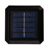 Lámpara LED solar para poste GreenBlue, 80 x 80 mm, cubierta en forma de sobre, 3200 K, GB127 WW, 2 unidades