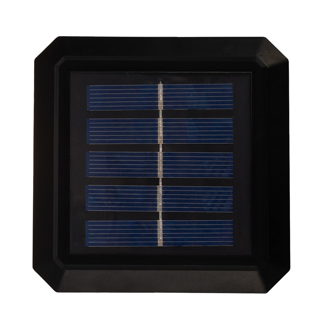 Lámpara LED solar para poste GreenBlue, 80 x 80 mm, cubierta en forma de sobre, 3200 K, GB127 WW, 4 unidades