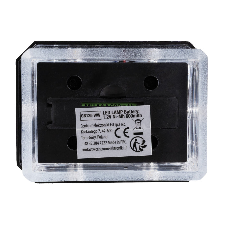 Lámpara LED solar para poste GreenBlue, 60 x 40 mm, cubierta en forma de sobre, 3200 K, GB125 WW, 4 unidades