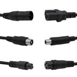Cargador universal / Fuente de alimentación Maclean Energy, para patinetes, 42 V CC, 2 A, máx. 85 W, carga rápida, 6 enchufes, MCE667