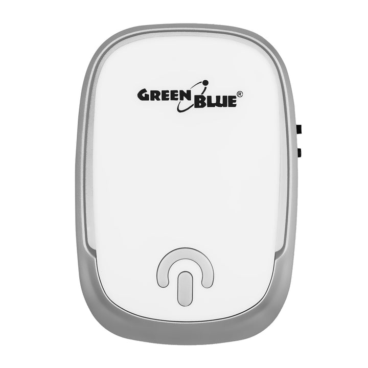 Timbre inalámbrico GreenBlue, 38 melodías, 90 dB, blanco, alcance de hasta 200 m, GB404 W