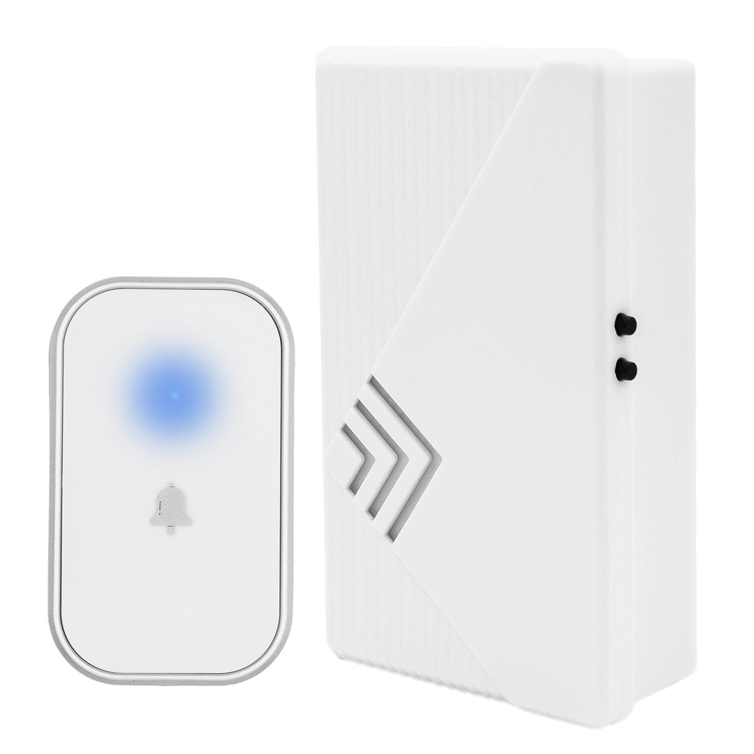 Timbre inalámbrico GreenBlue, 38 melodías, 90 dB, blanco, alcance de hasta 200 m, GB237 W