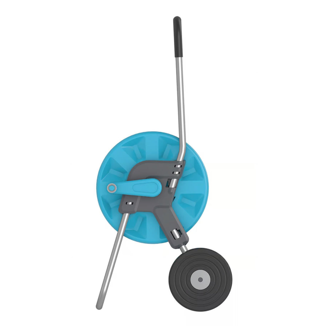 Carro para manguera Cellfast Aluplus de 1/2" y 60 m + manguera de jardín Cellfast Hobby ATS2 de 1/2" y 50 m
