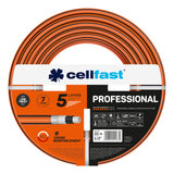 Manguera de jardín Cellfast, PROFESSIONAL 1/2" 20 m + soporte para manguera Cellfast gris +  set con aspersor recto Cellfast Basic 1/2"