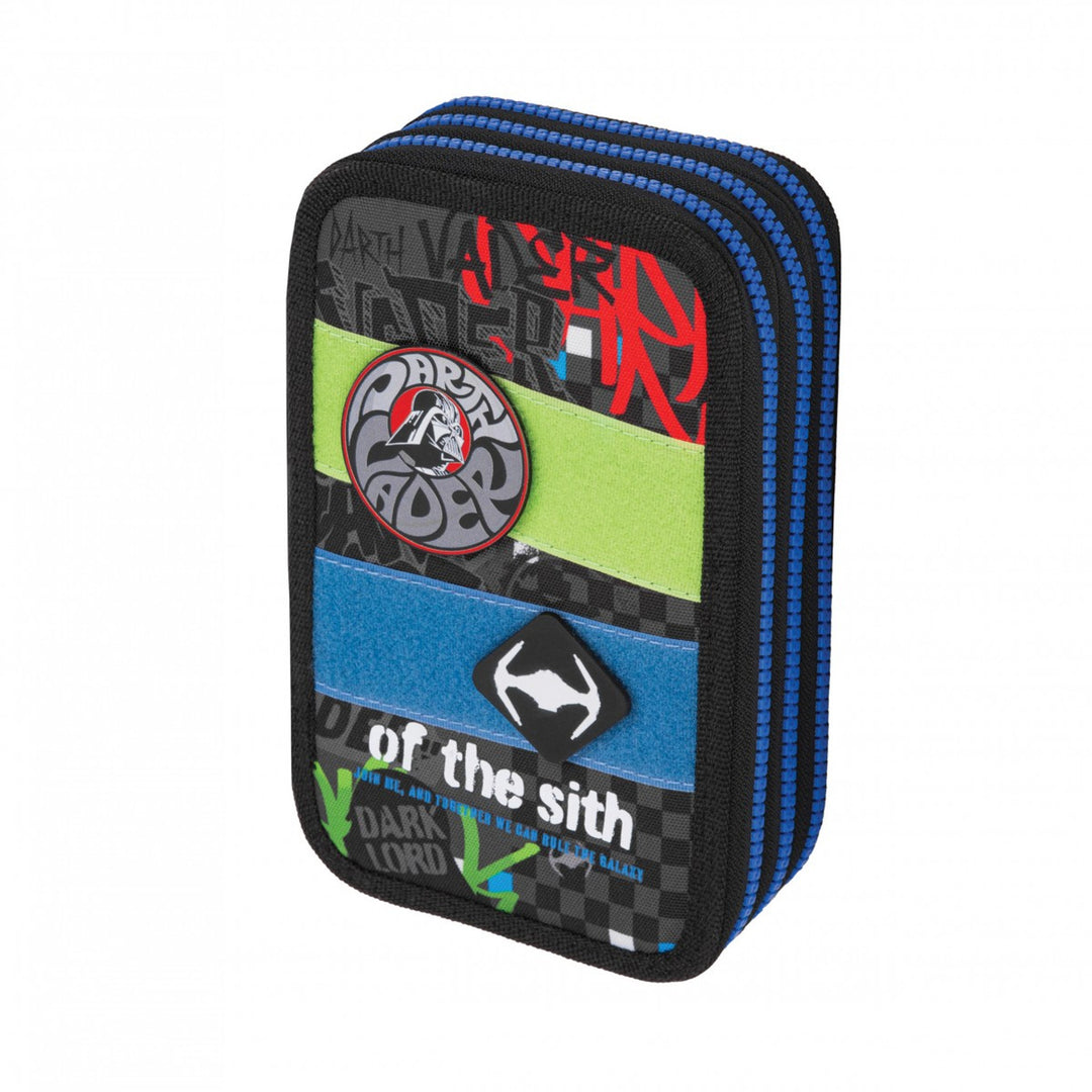 Set escolar Star Wars Coolpack, mochila Jerry de 3 compartimentos (15") con espalda contorneada y tirantes ajustables, y estuche Jumper 3 con accesorios