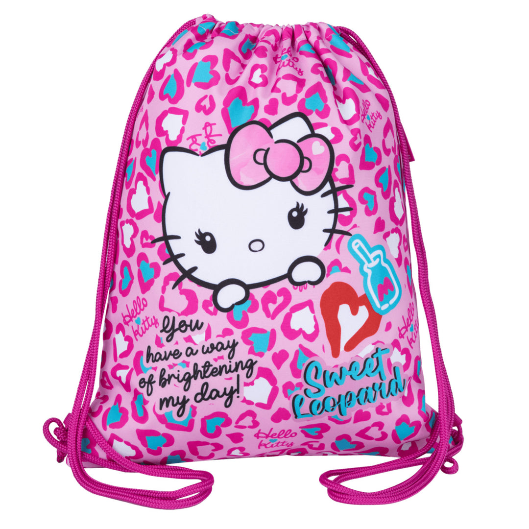 Set escolar Hello Kitty Coolpack, mochila Jerry de 3 compartimentos (15"), estuche Jumper 3 con accesorios y bolsa de deporte para zapatillas