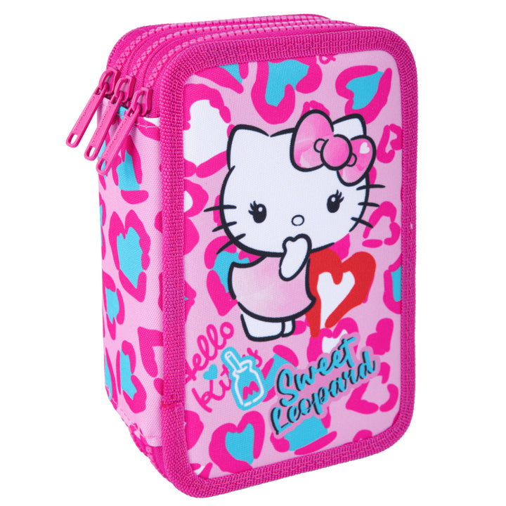 Set escolar Hello Kitty Coolpack, mochila Jerry de 3 compartimentos (15"), estuche Jumper 3 con accesorios y bolsa de deporte para zapatillas