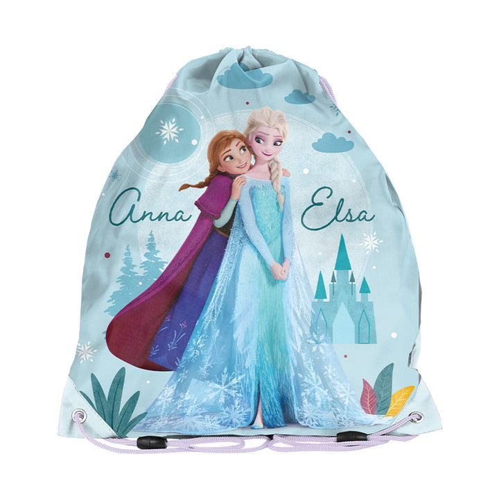 Set escolar Frozen Paso, mochila con dos compartimentos, tirantes ajustables y espalda rígida, estuche con accesorios y soportes para material escolar, bolsa para zapatos que se puede llevar a la espalda, DF26AA