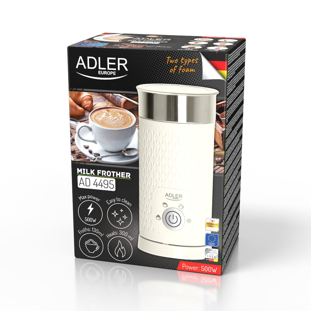 Espumador de leche: para espumar y calentar, Adler, AD 4495