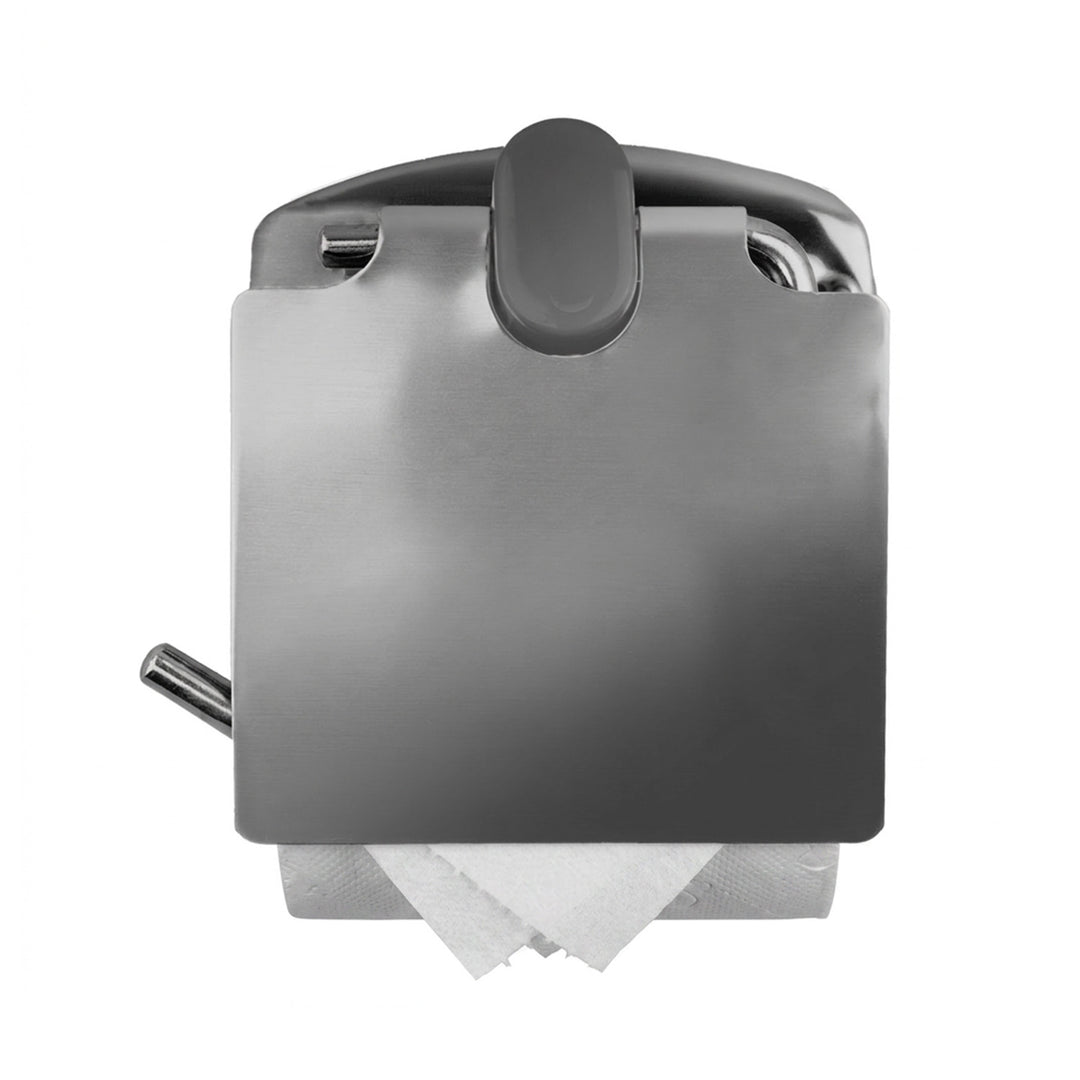 Portarrollos de papel higiénico con tapa/revestimiento cromado, ABJ