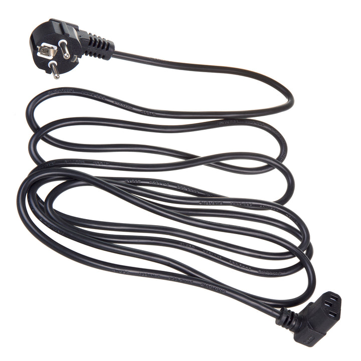 Cable de alimentación Maclean, acodado, 3 clavijas, enchufe UE, 3 m, MCTV-854, 3 unidades
