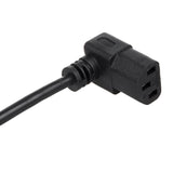Cable de alimentación Maclean, acodado, 3 clavijas, enchufe UE, 1,5 m, MCTV-851, 3 unidades