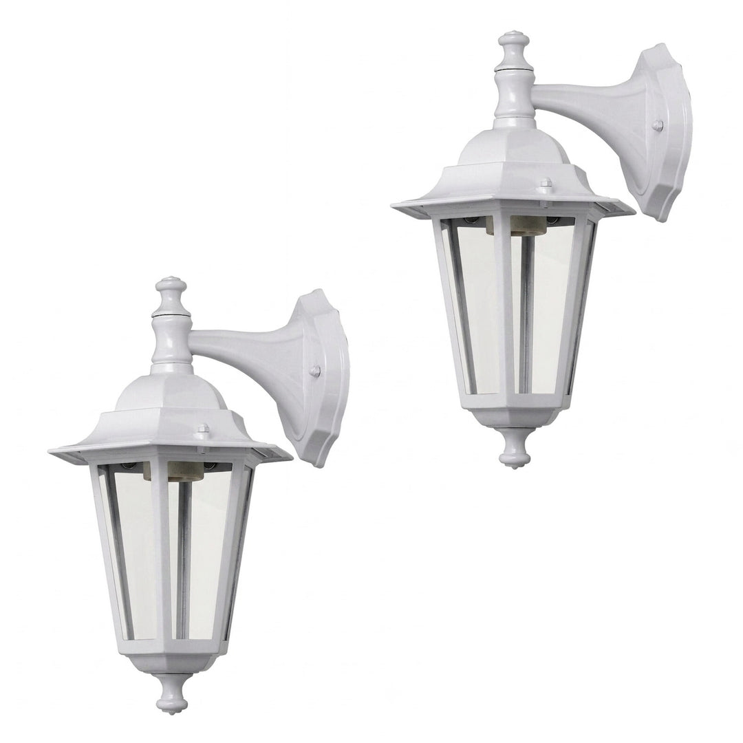 Lámpara de exterior Velence Rabalux 8201 blanca, casquillo E27, máx. 60 W, estilo clásico, 2 unidades