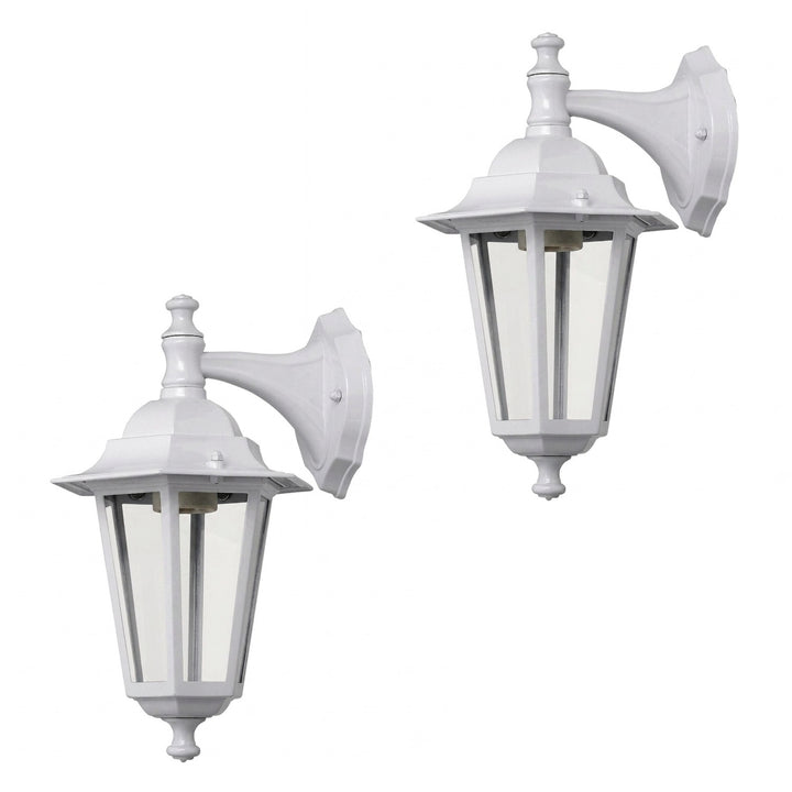 Lámpara de exterior Velence Rabalux 8201 blanca, casquillo E27, máx. 60 W, estilo clásico, 2 unidades