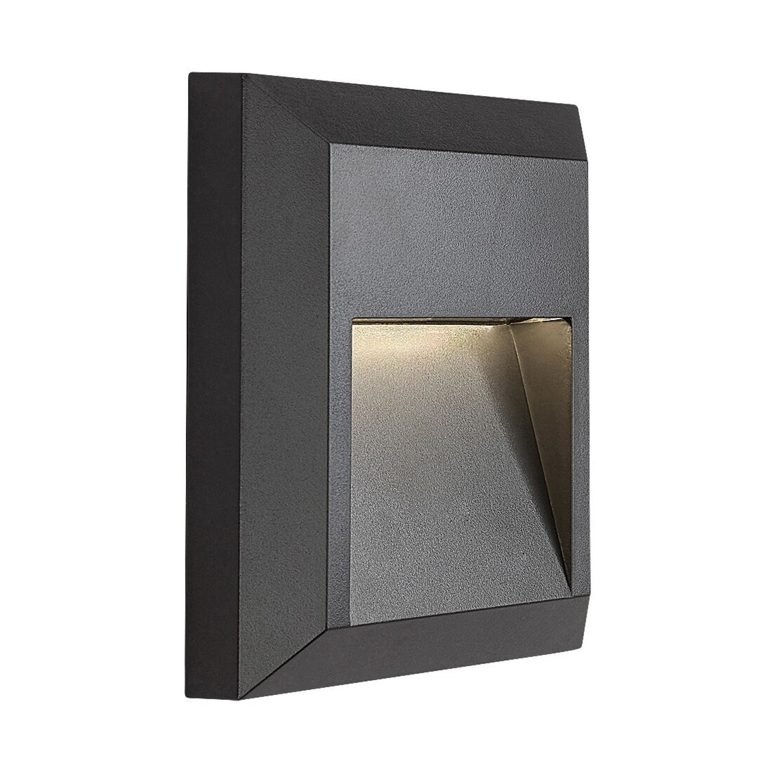 Lámpara Rabalux, de pared, para exterior, LED 4 W, antracita, Trento, 4 unidades