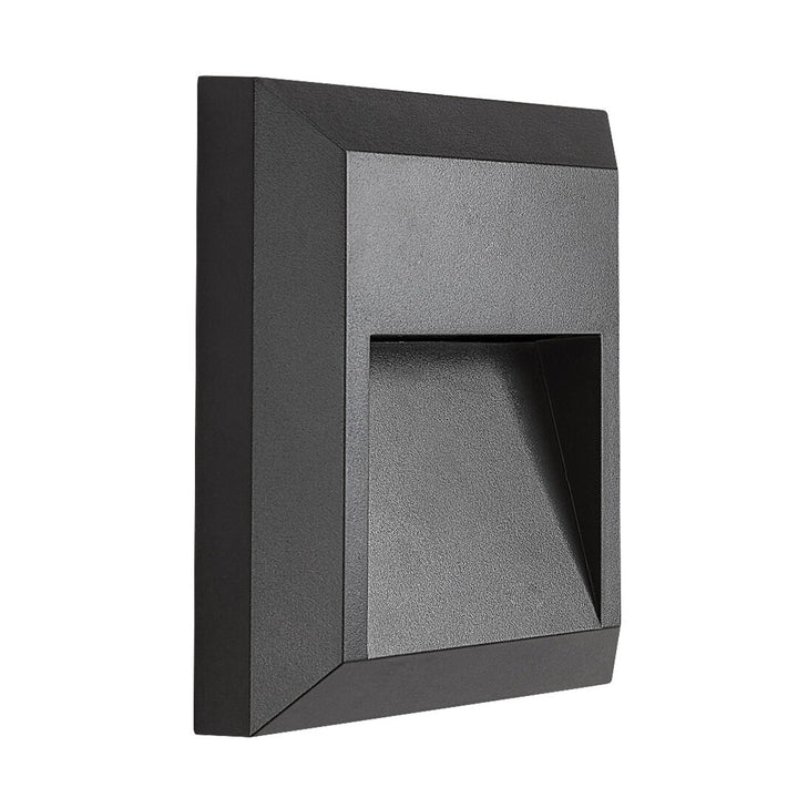 Lámpara Rabalux, de pared, para exterior, LED 4 W, antracita, Trento, 4 unidades
