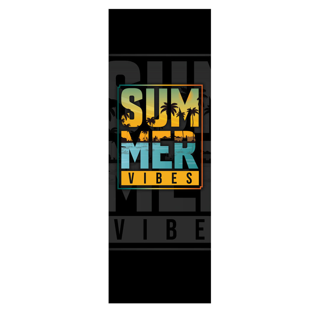 Tumbona clásica de haya GreenBlue GB183 con estampado «Summer Vibes», 4 unidades