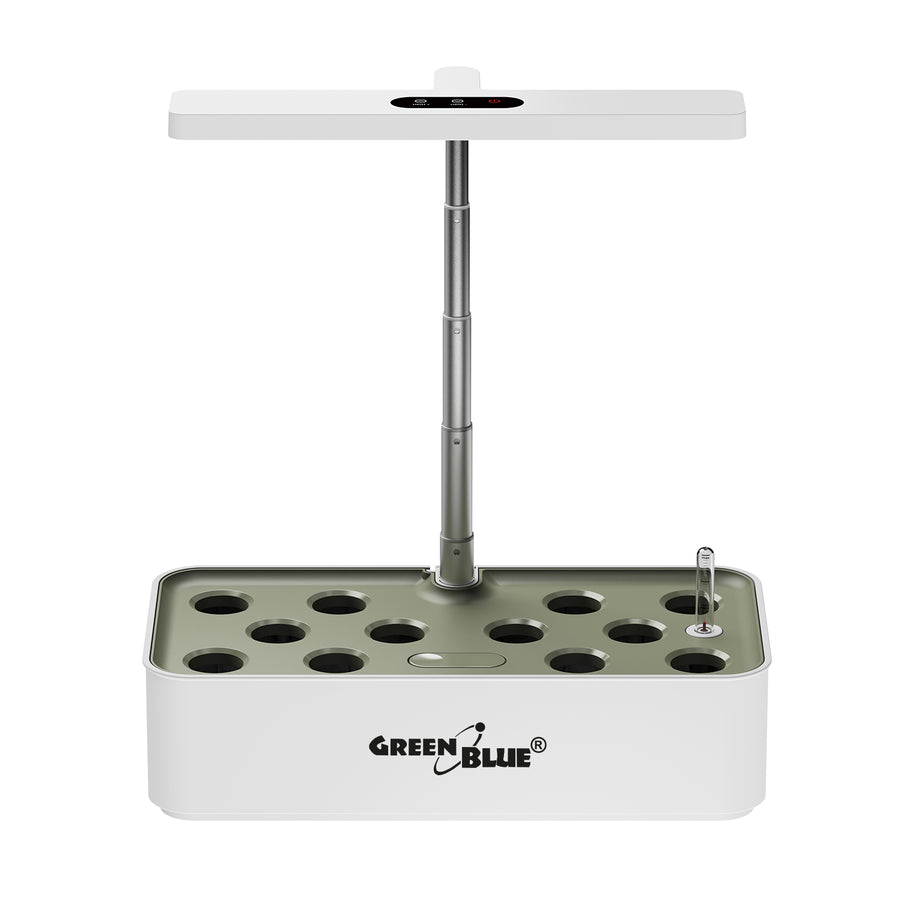Sistema inteligente de cultivo interior GreenBlue, maceta SMART, capacidad de 4 l, 220-240 V CA, 50/60 Hz, 0,4 A, GB133 + juego de accesorios