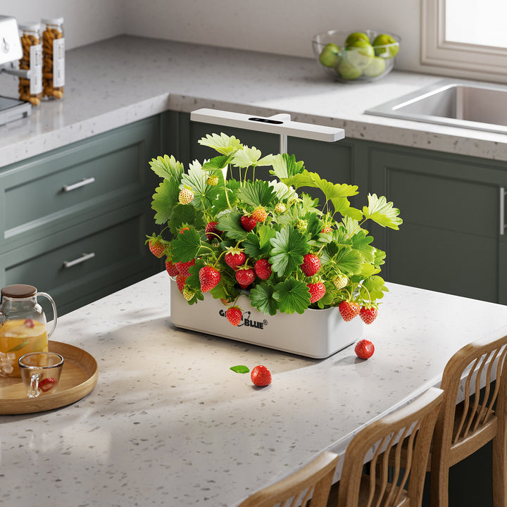 Sistema inteligente de cultivo interior GreenBlue, maceta SMART, capacidad de 4 l, 220-240 V CA, 50/60 Hz, 0,4 A, GB133 + juego de accesorios