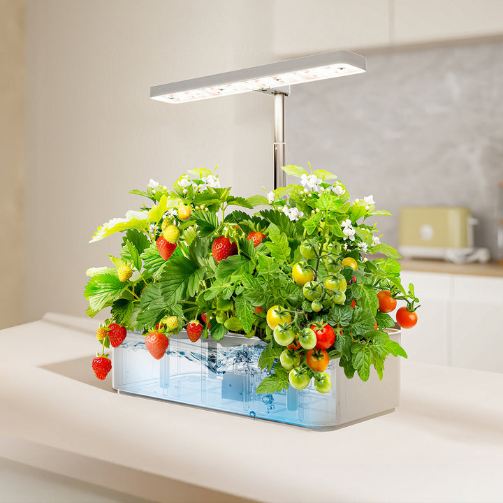 Sistema inteligente de cultivo interior GreenBlue, maceta SMART, capacidad de 4 l, 220-240 V CA, 50/60 Hz, 0,4 A, GB133 + juego de accesorios