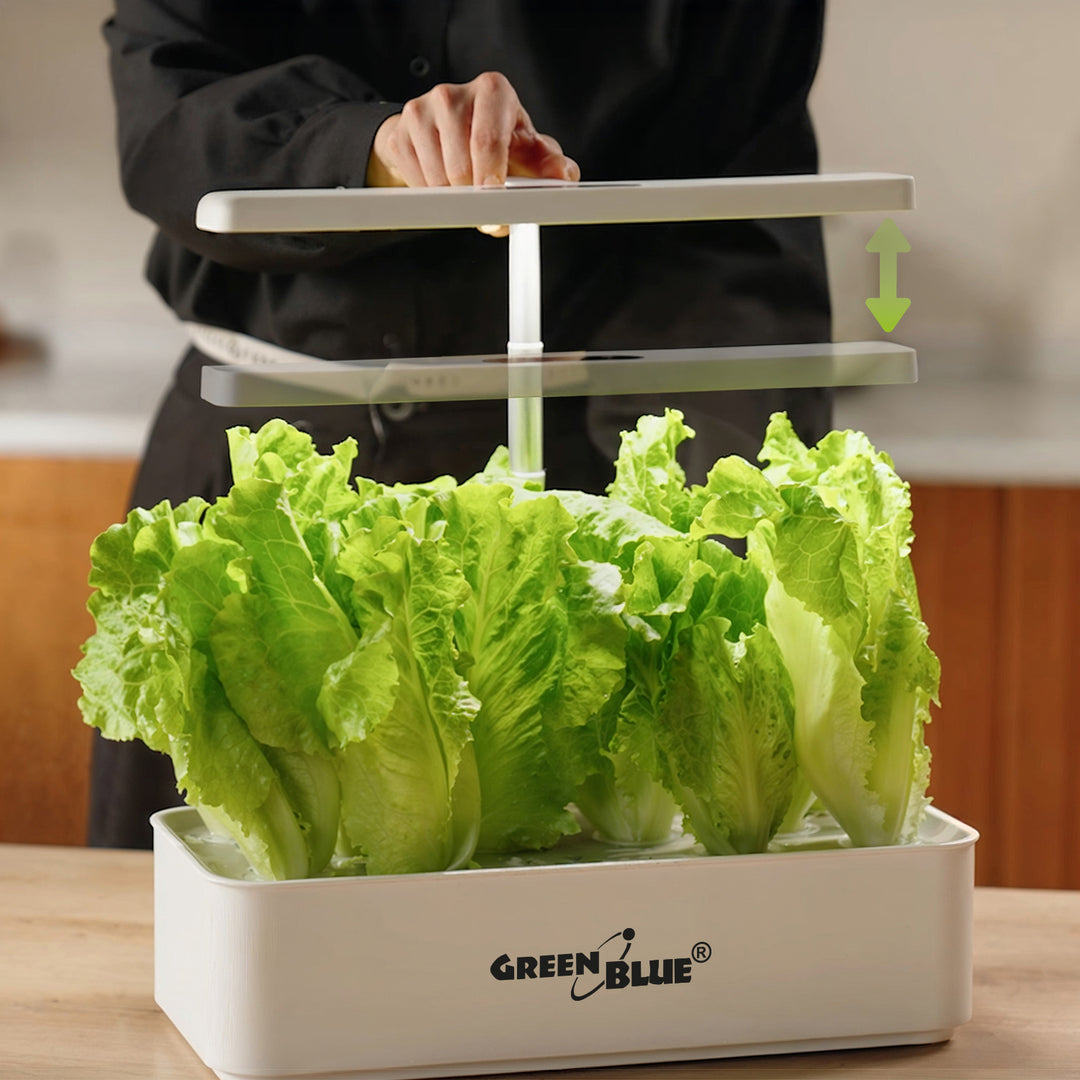 Sistema inteligente de cultivo interior GreenBlue, maceta SMART, capacidad de 4 l, 220-240 V CA, 50/60 Hz, 0,4 A, GB133 + juego de accesorios