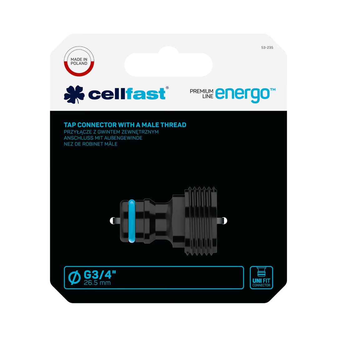 Racor con rosca exterior Cellfast ENERGO G3/4''