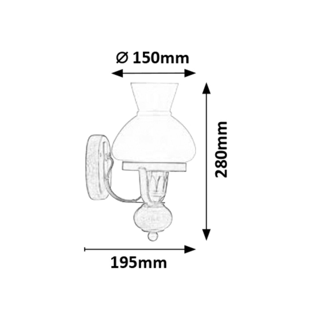 Aplique RABALUX PETRONEL 7077 para salón, comedor o dormitorio, 2 unidades