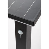 Lámpara Rabalux, de exterior, solar, de pie, LED 4 W, IP44, negra, Geleen, 2 unidades