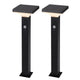 Lámpara Rabalux, de exterior, solar, de pie, LED 4 W, IP44, negra, Geleen, 2 unidades