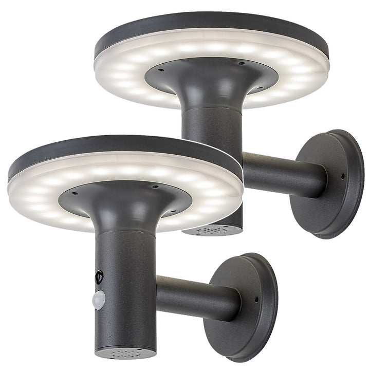 Lámpara Rabalux, de pared, para exterior, IP44, 10 W, Alaska, 2 unidades