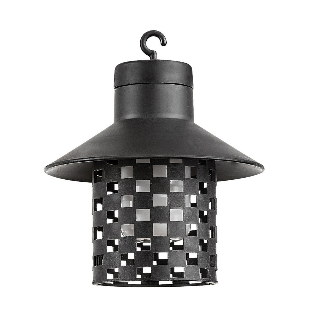 Lámparas solares Rabalux, 4 luminarias, para exterior, IP44, negras, Ximpu, 2 juegos