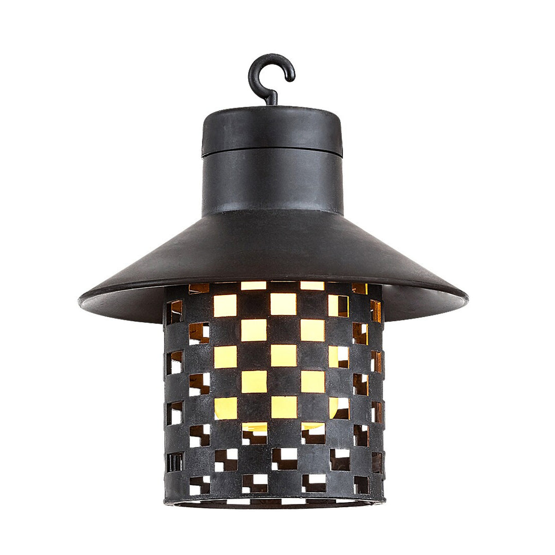 Lámparas solares Rabalux, 4 luminarias, para exterior, IP44, negras, Ximpu, 2 juegos