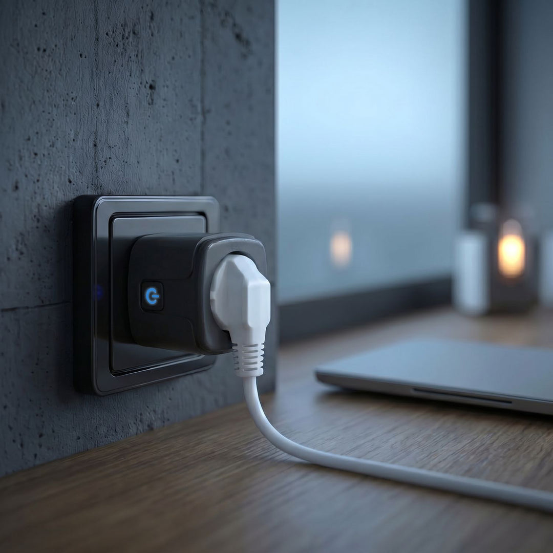 Enchufe WiFi GreenBlue con control remoto, compatible con Android/iOS/Alexa/Google Home, temporizador, medidor de potencia, máx. 16 A/3840 W, GB735 B, 3 unidades