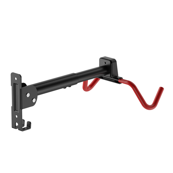 Soporte/colgador de pared para bicicletas Maclean, horizontal, acero, carga máxima de 30 kg, ángulo ajustable, MC-172, 2 unidades