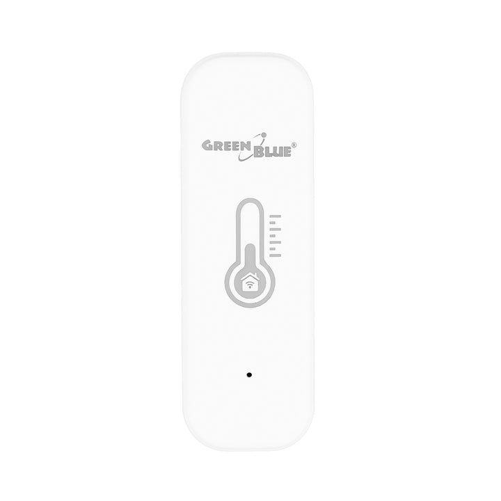 Sensor de temperatura y humedad WiFi GreenBlue, Android/iOS/Alexa/Google Home, 3,0 V CC, LR03x2, GB737 + 2 pilas R-03 LR03 AAA alcalinas Varta Industrial 4003
