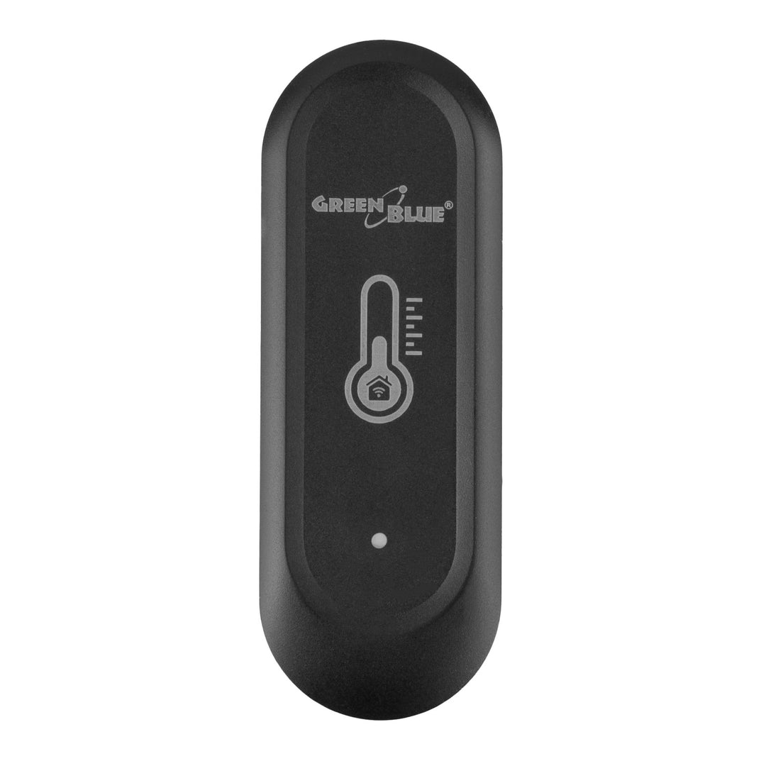 Sensor externo de temperatura y humedad WiFi GreenBlue, Android/iOS, 3,0 V CC, LR03x2, IP65, GB741, 2 unidades + 4 pilas alcalinas AAA Varta Industrial 4003