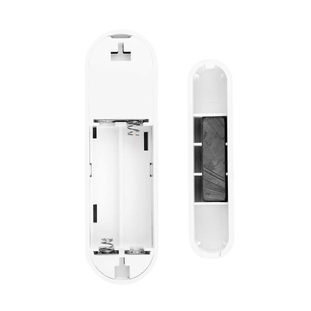Contactor inalámbrico / sensor de apertura WiFi GreenBlue, Android/iOS, para puertas / ventanas, 3,0 V CC, LR03x2, con alarma, GB478, 2 unidades + 4 pilas alcalinas AAA Varta Industrial 4003