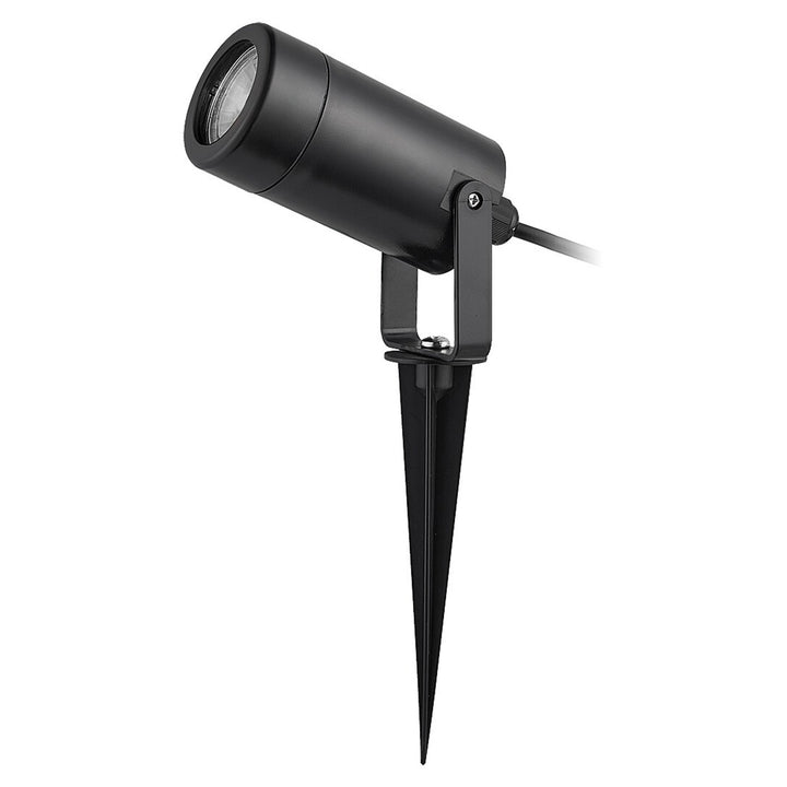 Lámpara de suelo Rabalux Krobia, IP65, color negro, casquillo GU10, máx. 4 W, 7814