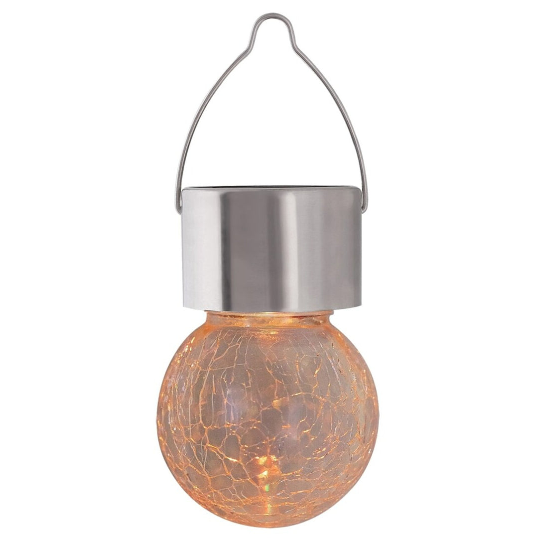 Lámpara solar Rabalux Yola, 1 lm, IP44, color cromo satinado, LED de 0,06 W, 7850