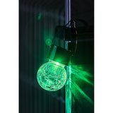 Lámpara solar Rabalux Yola, 1 lm, IP44, color cromo satinado, LED de 0,06 W, 7850