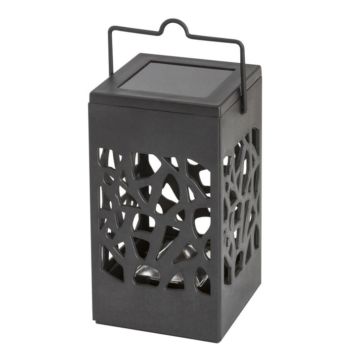 Lámpara solar Mora, 1 lm, grado de protección IP23, color negro, LED de 0,07 W, 8948