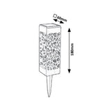 Lámpara solar Mora, 2 lm, grado de protección IP23, color negro, LED de 0,16 W, 8949