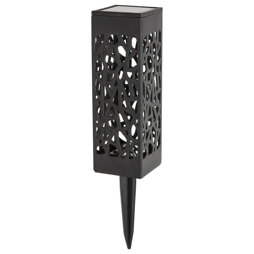 Lámpara solar Mora, 2 lm, grado de protección IP23, color negro, LED de 0,16 W, 8949