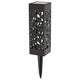 Lámpara solar Mora, 2 lm, grado de protección IP23, color negro, LED de 0,16 W, 8949