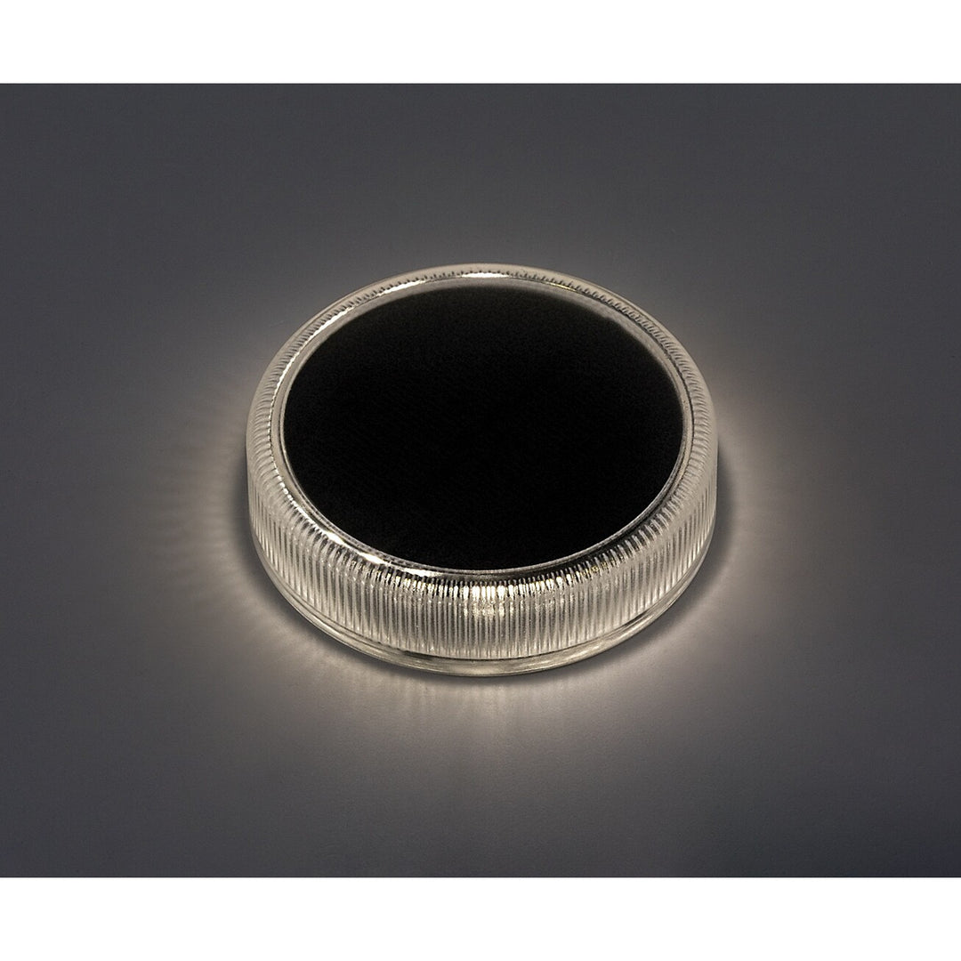 Lámpara solar Trillo LED de 0,3 W, sensor crepuscular, color transparente, IP65, K 4000, 77175